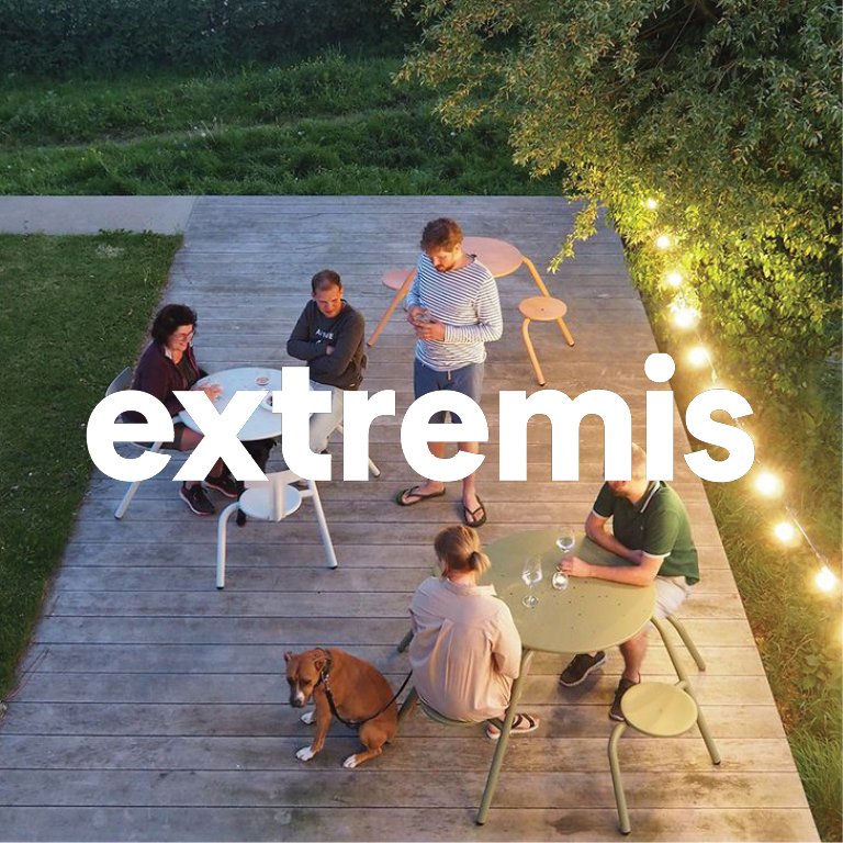 <h3>EXTREMIS</h3><br>Vrhunsko vrtno pohištvo izjemnega dizajna, oblikovano za prijetno druženje ljudi