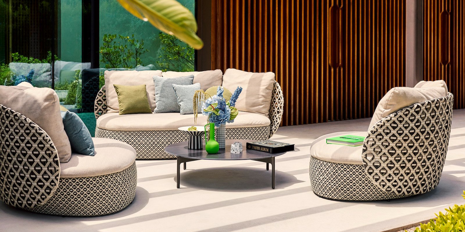 Royal Botania, Dedon, Gloster in Tribu – primerjava različnih arhitekturnih značajev v projektu