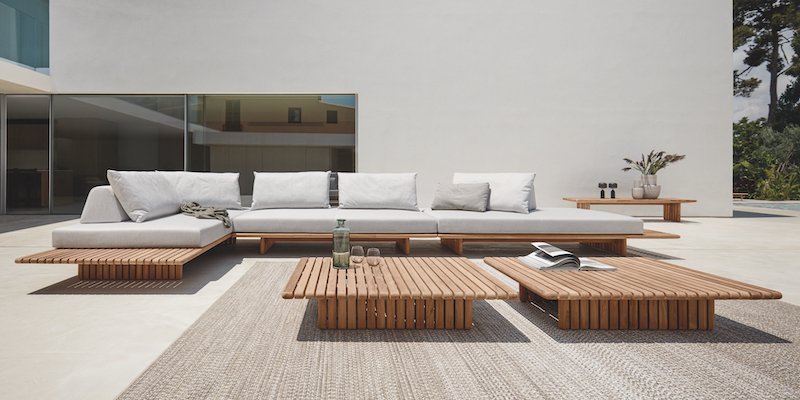 Zunanja sedežna garnitura Deck, kolekcija Prehod Luxury