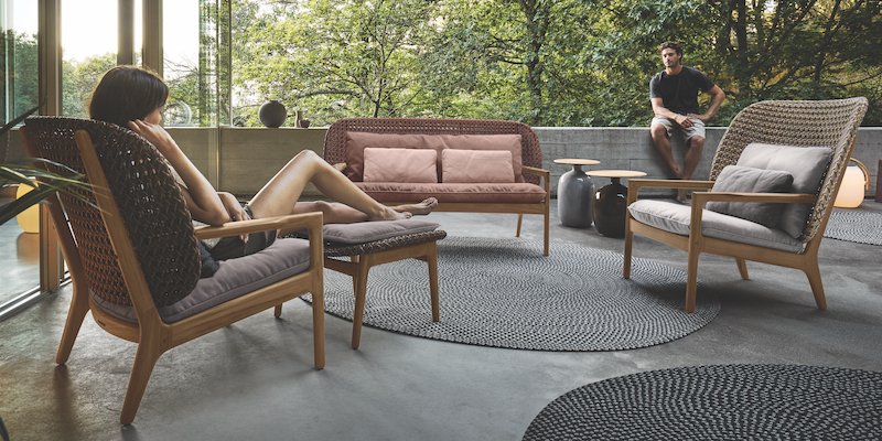 Vrtna sedežna garnitura Kay Lounge, Prehod Exclusive