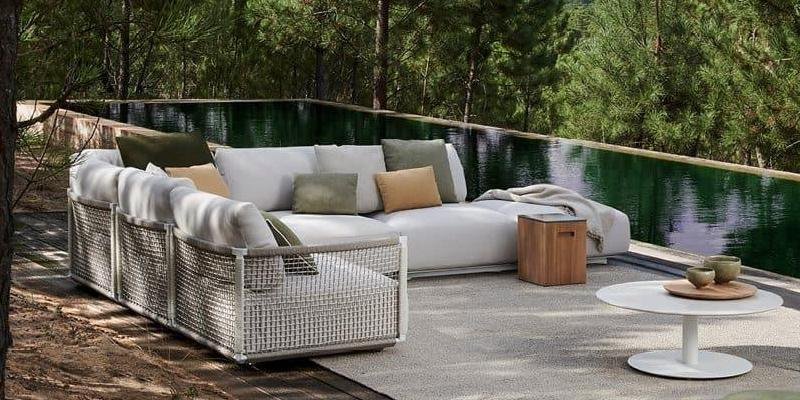 Zunanja sedežna garnitura Nodi, kolekcija Prehod Luxury