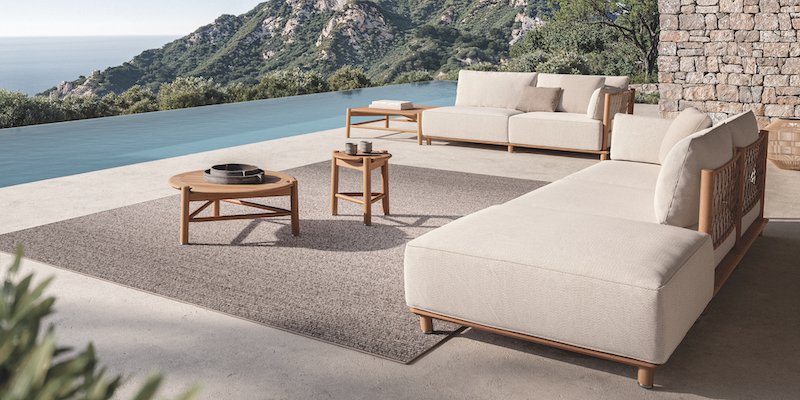 Vrtna sedežna garnitura Salina, kolekcija Prehod Luxury