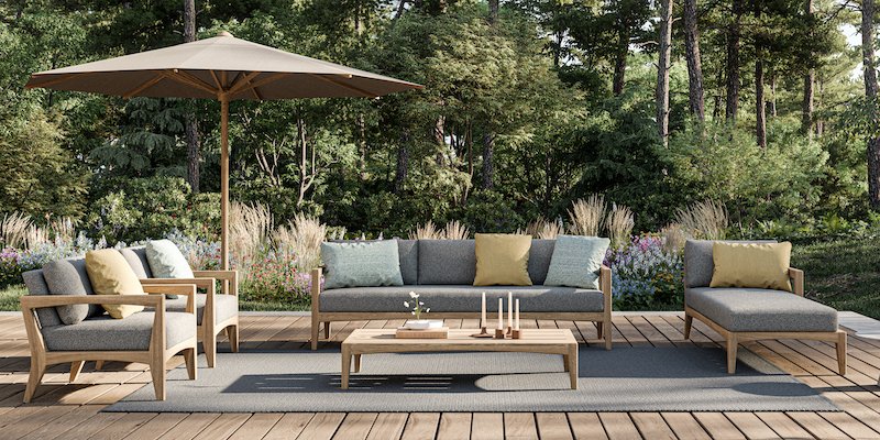 Zunanja sedežna garnitura Zenhit Lounge, kolekcija Prehod Luxury