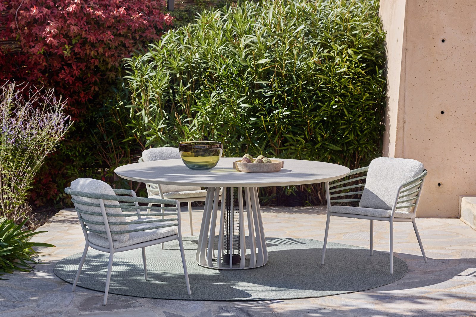 Vrtne mize Prehod, ogrevana miza Furniz, Royal Botania