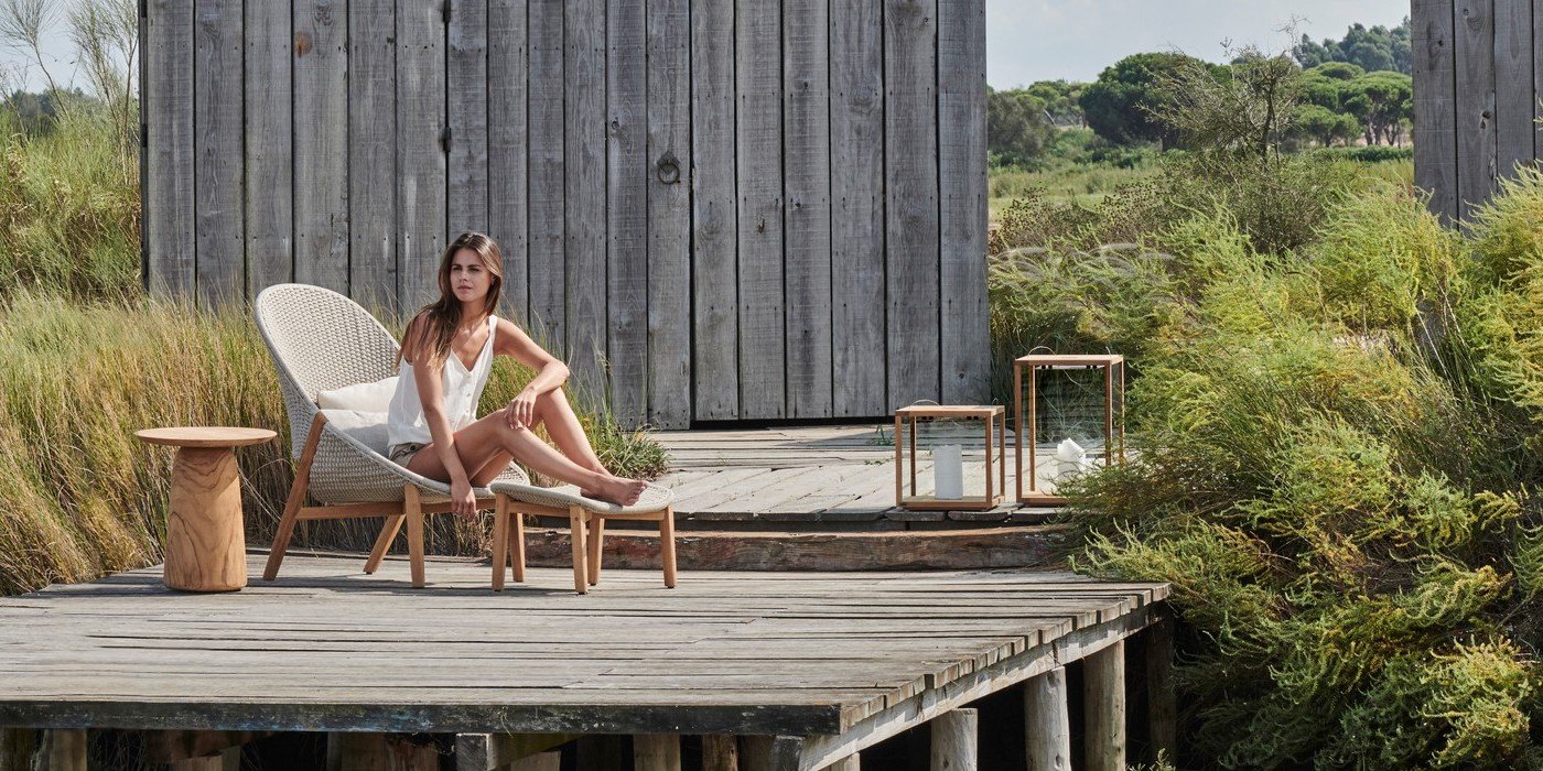 Vrtni počivalniki Prehod, Elio, Tribu, na terasi