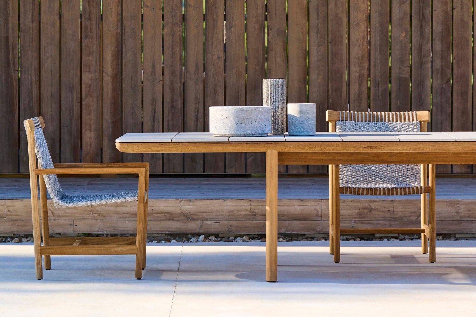 Vrtni stoli Prehod, materiali in podrobnosti izdelave